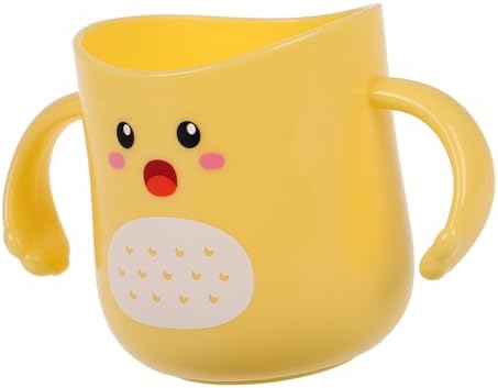 Ibasenice Child Safe Cartoon Toothbrush Cup for Kids