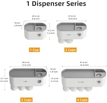 No-Drill Wall-Mounted Toothbrush Holder