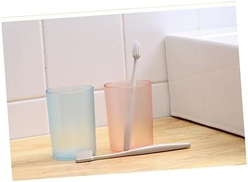 Transparent Toothbrush Cup Gargle Mug for Adults Boys and Girls Home Use