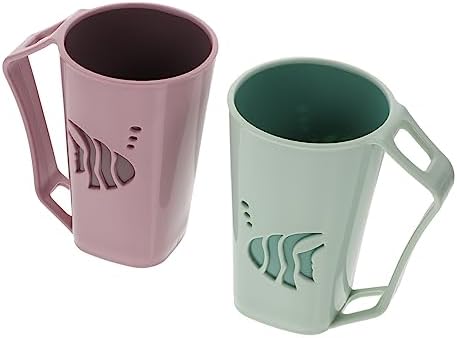 SHOWERORO Toothpaste Cups 2 Pack Reusable
