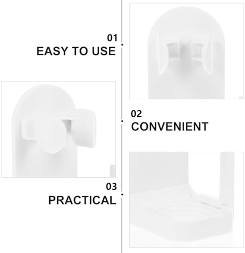 Ciieeo Wall Mounted Electric Toothbrush Holder 2 Sets Suction Cup Rack