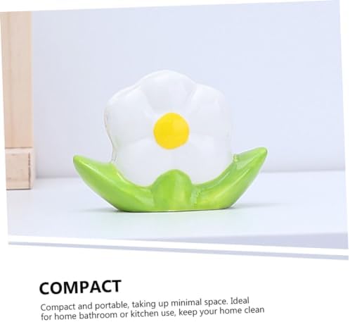 Floral Toothbrush Holder Compact