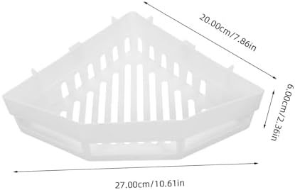 DRIP-READY No Drilling Corner Shower Organizer
