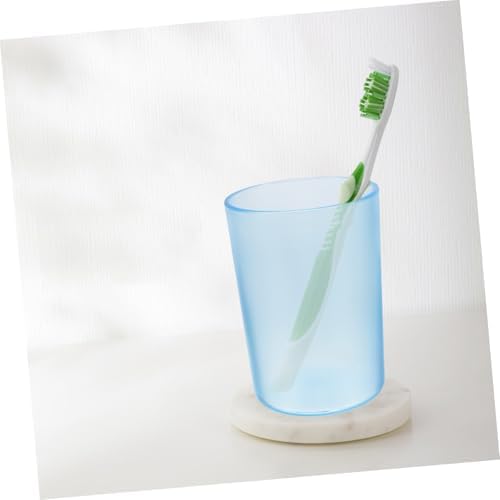 IMIKEYA Transparent Toothbrush Gargle Cup for Adults and Kids