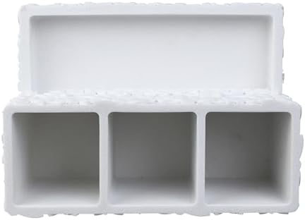 Indecor Home Luxury 3-Compartment Vanity Organizer