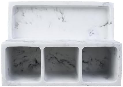 Stylish 3 Compartment Bathroom Organizer