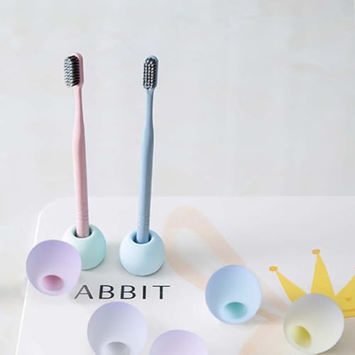 eZAKKA 4pcs Diatomite Toothbrush Holder for Bathroom