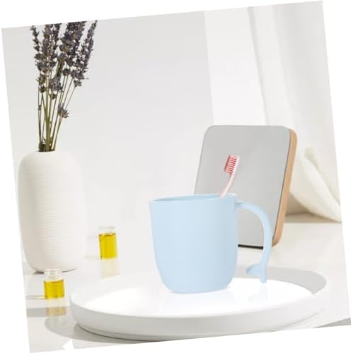 Two-Piece Dolphin Shaped Offset Mouthwash Cups for Boys and Girls