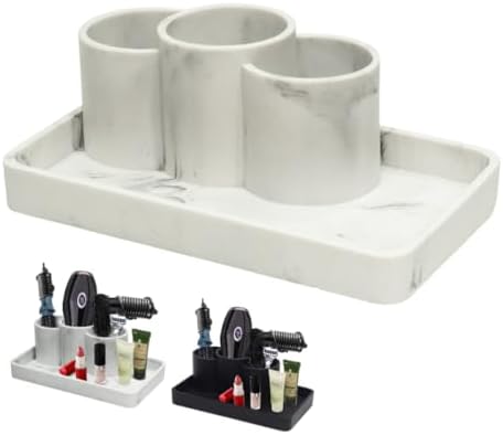 Suanti Multi-Functional Toothbrush Holder with 3 Compartments