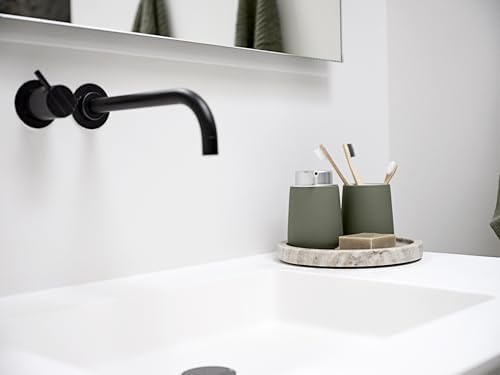 ZONE DENMARK Nova One Toothbrush Cup Sleek Modern Design Gray