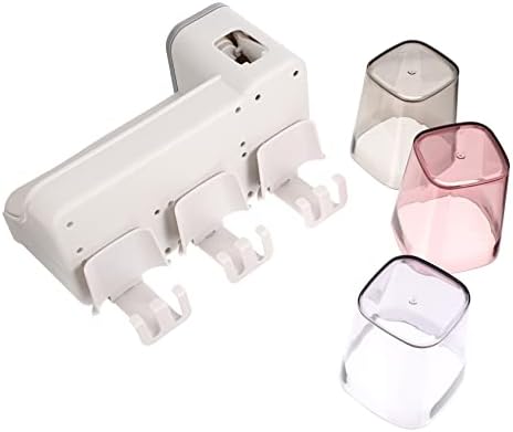 GLEAVI Multi-Functional Toothbrush Holder Gargle Cup Organizer for Bathroom Shower Kitchen