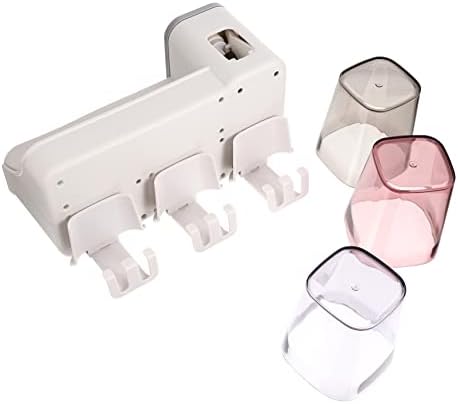 Space-Saving Wall-Mounted Toothbrush Holder for Families and Kids