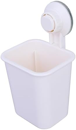 Suction Toothbrush Holder Space-Saving Design Modern Bathroom Essential