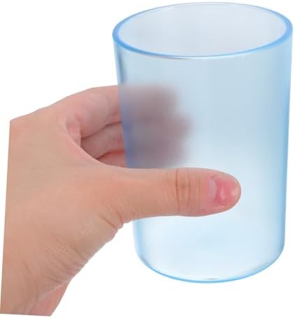 IMIKEYA Transparent Toothbrush Gargle Cup for Adults and Kids
