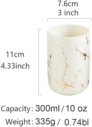 Ceramic Toothbrush Holder White