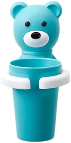 Cute Bear Toothbrush Holder with Cup for Kids