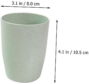 4Pcs VALICLUD Toothbrush Mouthwash Unbreakable Mugs Home Decor Toothbrush Holder