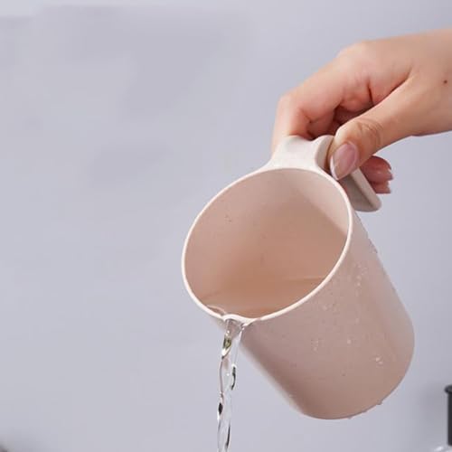 Yreeew Bathroom Tumblers Cups Mouthwash Brush Holder Portable Lightweight Travel Mug