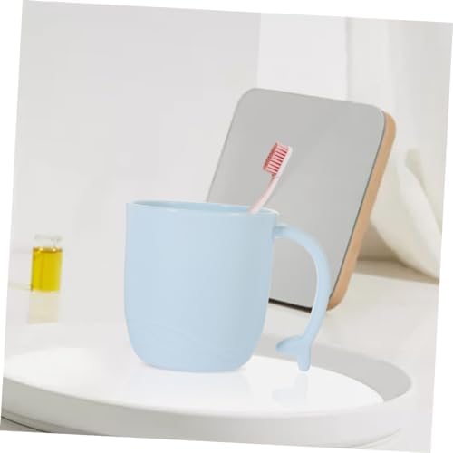 Ciieeo 2pcs Dolphin Mouthwash Cups Cute Toothbrush Holder for Toddlers