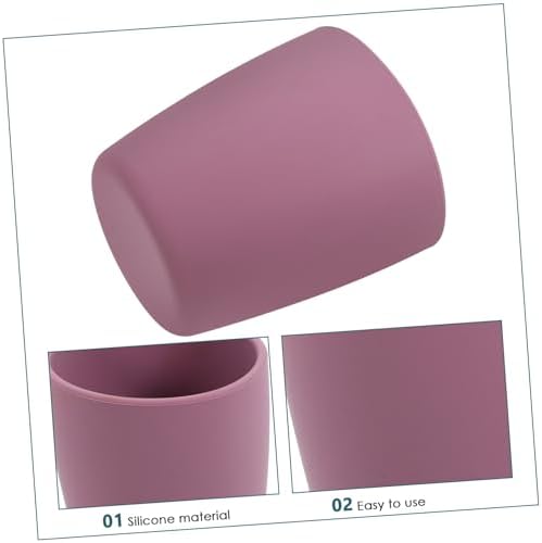 Stylish Silicone Sippy Cup for Bathroom and Easy to Use