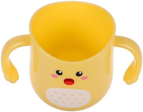 Toyvian Double Handle Toothbrush Cup for Boys Girls