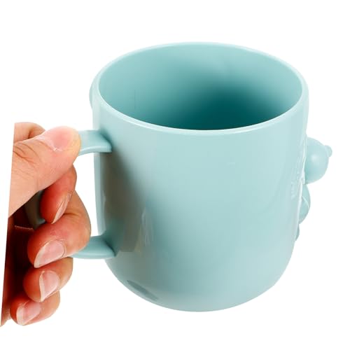 MAGICLULU Simple Mouthwash Cups for Kids 2 Pcs 3D Bear Design