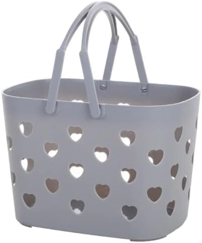 Portable Plastic Storage Basket Shower Tote Organizer Bin