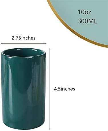 Vitbunana Ceramic Toothbrush Cup Carter for Durable and Fresh Taste