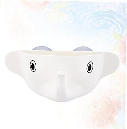 Cartoon Elephant Toothbrush Organizer - Mountable Bathroom Holder for Kids Adults