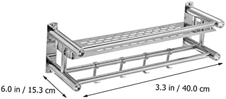 HEALLILY Stainless Steel Bath Storage Rack