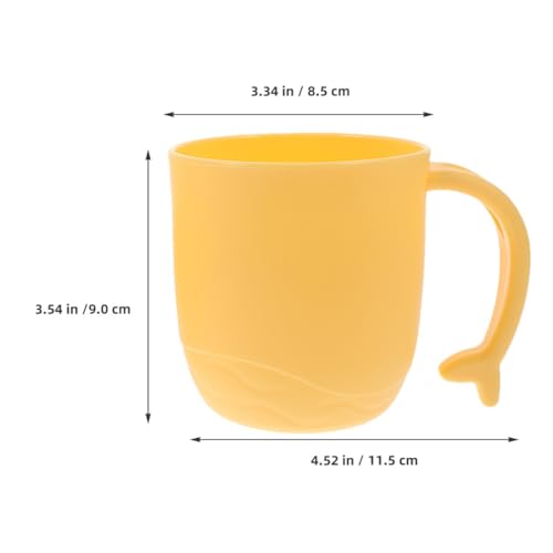UPKOCH 3-Pack Dolphin Tail Oral Care Storage Cups
