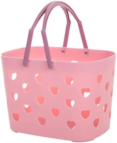 Portable Shower Basket with Handles and Storage