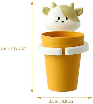 Cartoon Gargle Cup Toothbrush Toothpaste Holder Wall-Mounted for Kids Adults