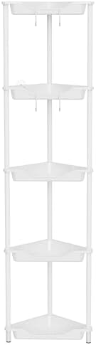 Orimade Rustproof 5 Tier Corner Shower Caddy Organizer