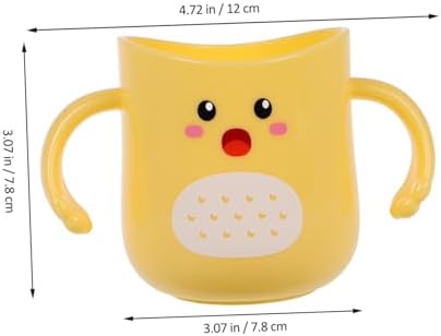 Cute Cartoon Toothbrush Holder with Double Handle