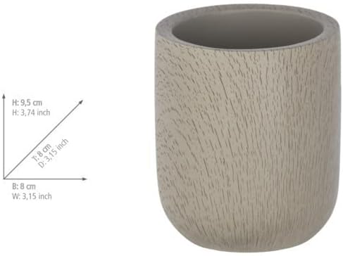 Wenko 23309100 Toothbrush Tumbler - Toothbrush and Toothpaste Holder