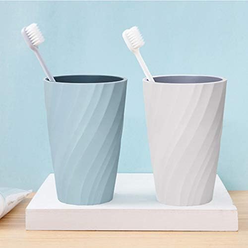 Double-Layer Toothbrush Cup Screw-Thread Design Functional Stylish