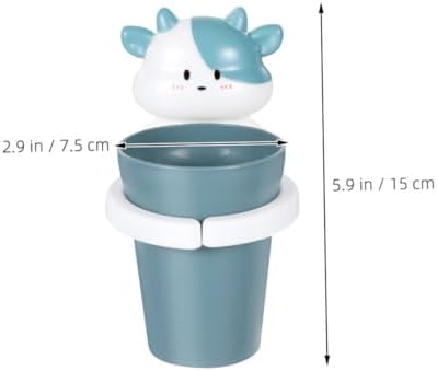 Amosfun 2pcs Cartoon Rinse Cup Set for Boys and Girls