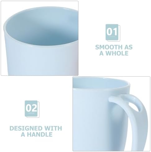 Zerodeko 2pcs Dolphin Toothbrush Cup Reusable Bathroom Gargling Mugs