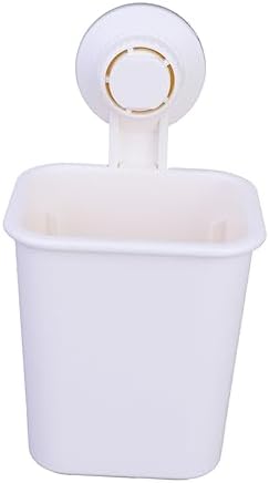 ABOOFAN Wall-Mounted White Toothbrush Holder Easy to Install
