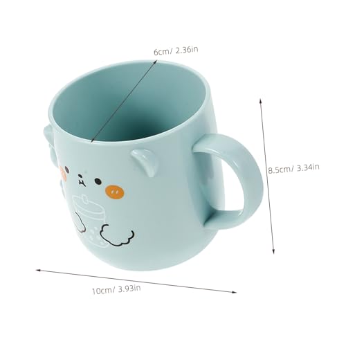 MAGICLULU Simple Mouthwash Cups for Kids 2 Pcs 3D Bear Design