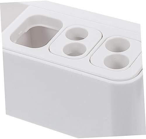Holidoyo Toothbrush Holder Wall Mount Organizer No Drilling Strong Adhesive
