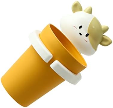 Happyyami Cartoon Cow Gargle Cup Toothbrush Holder
