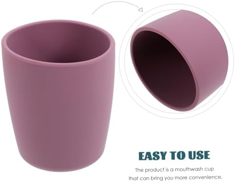 Silicone Toothbrush Bath Cup Durable Stylish