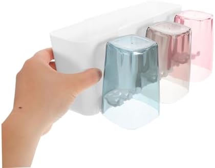 Space-Saving Wall Toothbrush Toothpaste Holder Set of 3