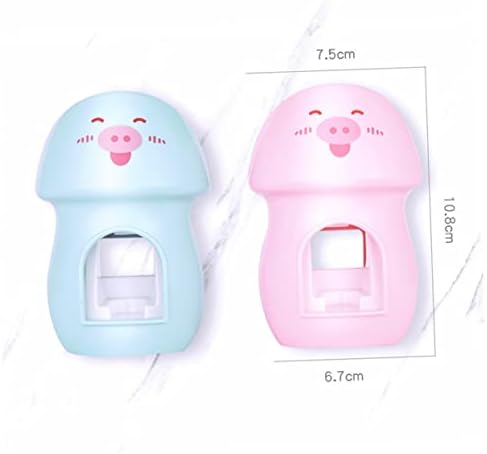 Mucklily - Adorable Automatic Toothpaste Squeezer and Toothbrush Holder