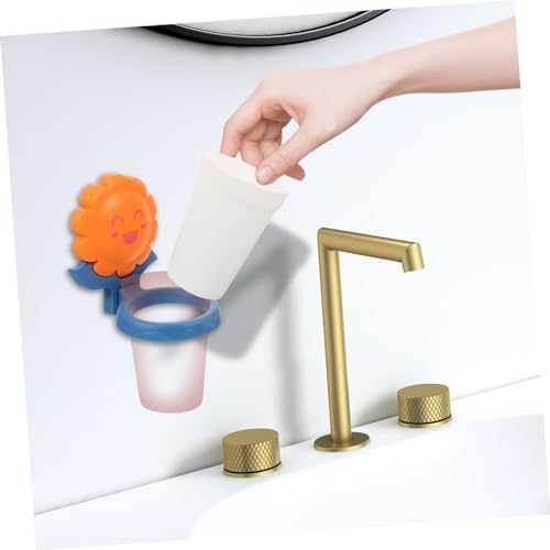 Cartoon Kids Wall Toothbrush Holder No Drill Required Durable and Safe