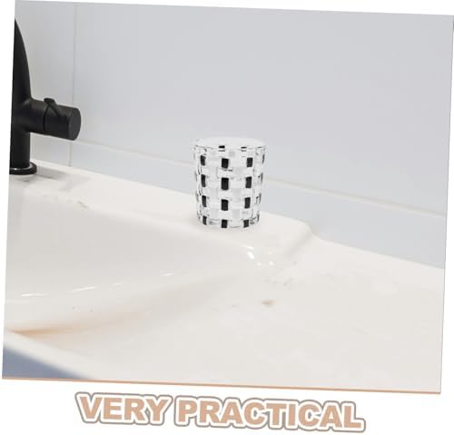 Cabilock Checkerboard Glass Toothbrush Holder