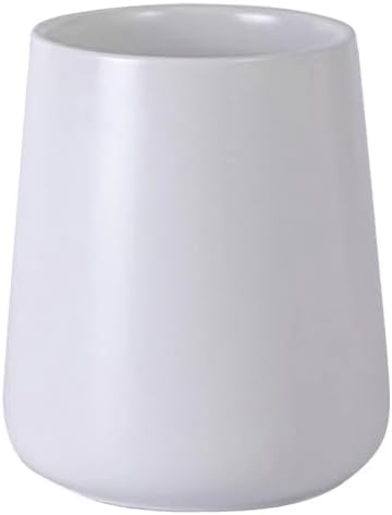 RabyLeo Modern Simple Style Ceramic Toothbrush Mouthwash Holder White