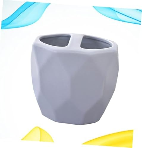 Elegant Ceramic Artistic Toothbrush Holder Modern Design Practical Stylish for your Bathroom